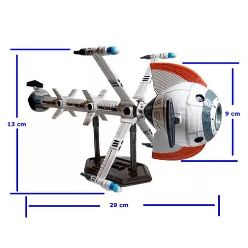 29 cm Comet Space Ship Captain Future Resin Model Hand Paint Tv Cartoon Rare New