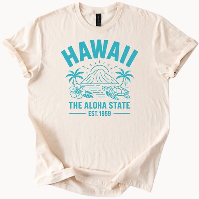 Hawaii Turtle Palm Island TShirt