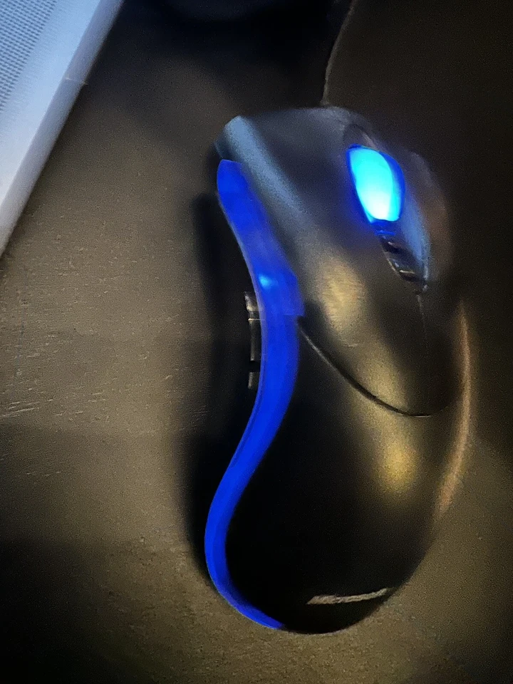 Microsoft Habu Laser Gaming Mouse 2006 Razer Precision 2000 DPI 7 Buttons RARE - Image 2 of 4
