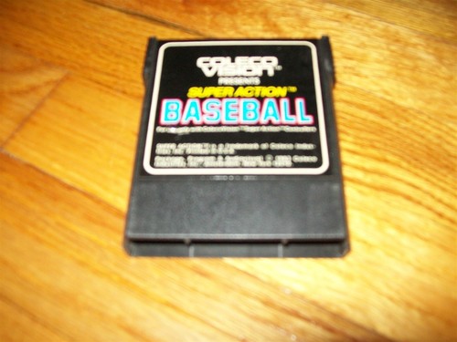 SUPER ACTION BASEBALL - ATARI 2600 - VIDEOSPIEL CARTRIDGE - COLECO VISION - XLNT