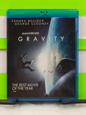 GRAVITY SANDRA BULLOCK GEORGE CLOONEY 2-DISC DVD & BLU RAY