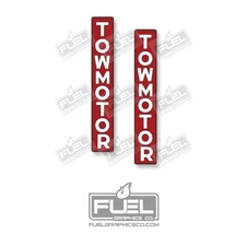 CAT Towmotor Forklift Diesel Engine Replacement Vinyl Decals Stickers x2