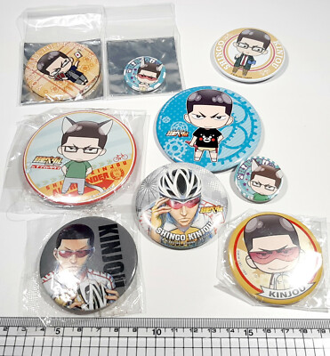 Yowamushi Pedal Kinjou Shingo Sohoku 9 item Can Badge lot L1