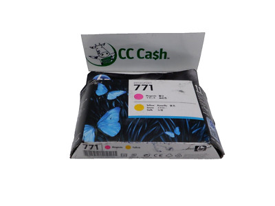 Genuine HP 771 Magenta/Yellow CE018A Printhead Ink Cartridge  Free Shipping