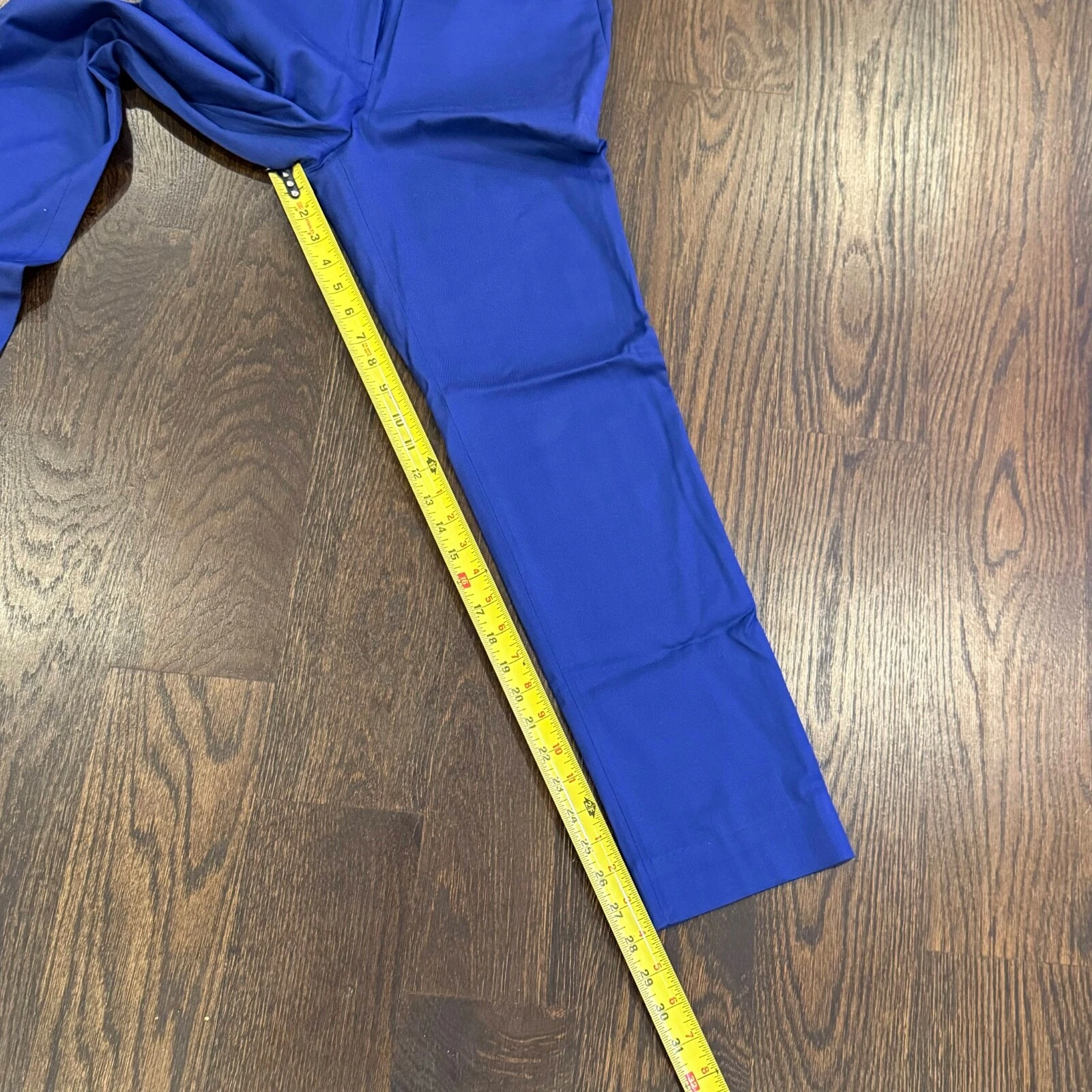 T Alexander Wang Slacks pantaloni eleganti skinny blu elettrico donna taglia media