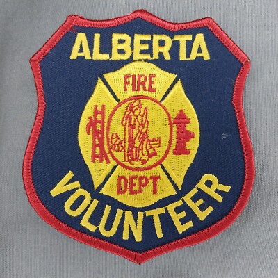 Alberta VA Virginia Volunteer Fire Dept 4'' Patch