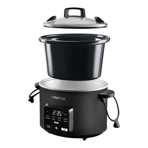 Programmable Slow Cookers 4.5QT 5 Presets Keep Warm Custom Timer Ideal Meal Prep image