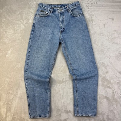 Calvin Klein Jeans Mens 32x30 Blue Easy Fit Stonewash 90s Made in USA Vintage