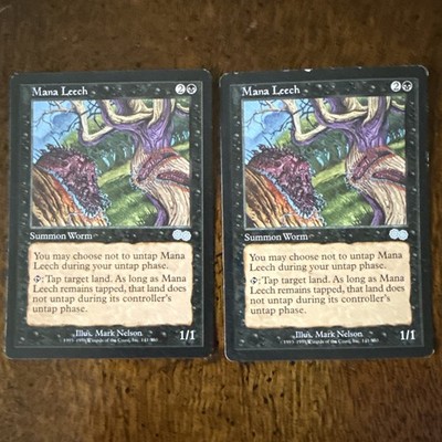 Mana Leech Urza's Saga Regular M/HP MTG Magic The Gathering Black