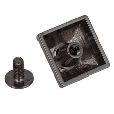 Pyramid Punk Rivets Square Pointed Screw Rivets Electroplated For Leather Goods
