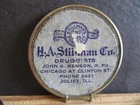 1923 Peace Sticker Dollar H.A. Stillman CO., Druggists, Joliet, ILL.