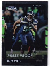 2017 Donruss Football Press Proof Silver #264 Cliff Avril #040/100
