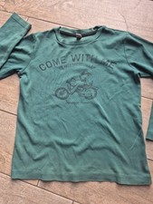 Esprit Sweatshirt Gr. 116 / 122 grün  Junge Pullover Pulli dünn 5 - 7 Jahre