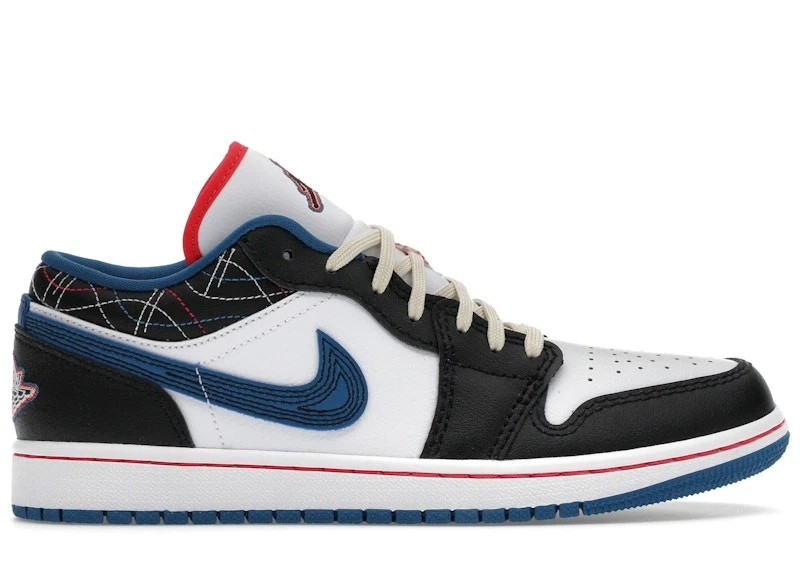 Preços baixos em Jordan 1 SE Low Industrial Blue Sashiko | eBay