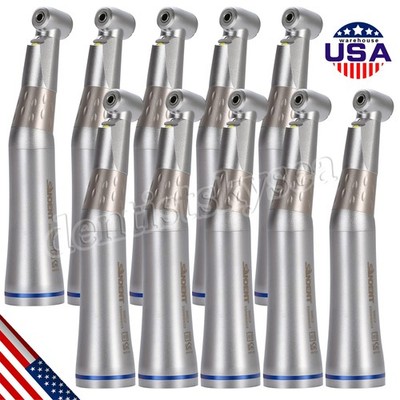 NSK Style Dental LED E-generator Fiber Optic Contra Angle Handpiece Inner Low PR