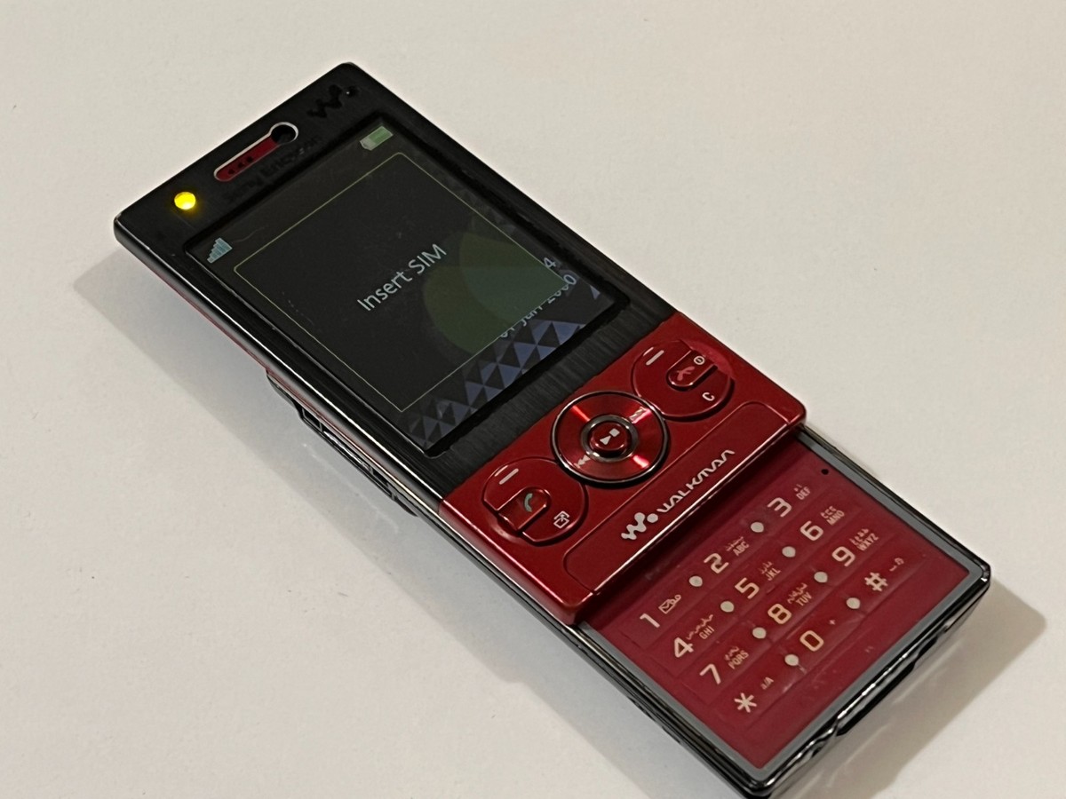 Original Sony Ericsson Walkman W705 Red - Unlocked Mobile Phone | eBay