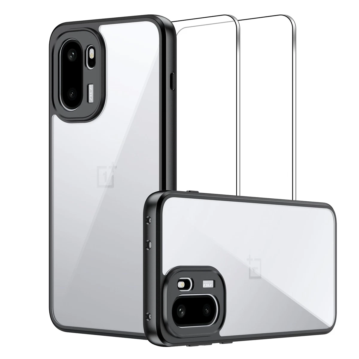 Kwmobile Custodia In Silicone TPU Per OnePlus 8T, Protezione Antiscivolo E Antiuerto, Cover Sottile Nera