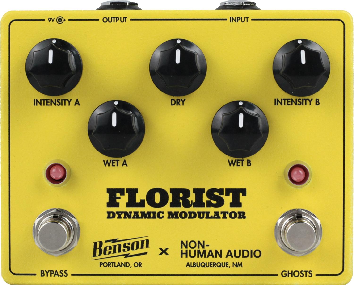 Педаль эффектов динамического модулятора Benson Amps x Non-Human Audio Florist - желтый 42490₽