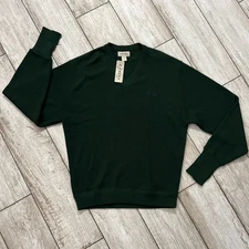 Vintage NWT Izod Golf Sweater Golf Men’s Size XL Green V Neck Long Sleeve