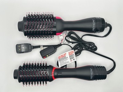 New No Boxes - Revlon One Step Volumizer and Volumizer Plus Hot Air Brush Bundle