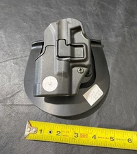 Blackhawk black kydex paddle holster for Glock 26 42