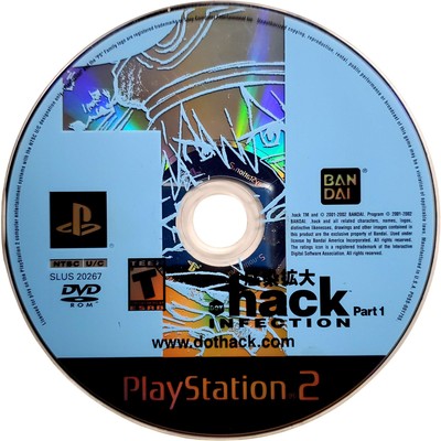 Scratch-Free - .Hack Infection - Sony Playstation 2 Tested Authentic