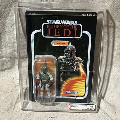 2004 Hasbro Star Wars Boba Fett Original Trilogy AFA 85+ Graded Boba Fett Figure