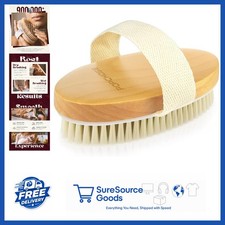 Natural Bristle Dry Skin Exfoliating Brush for Cellulite Reduction Circulation
