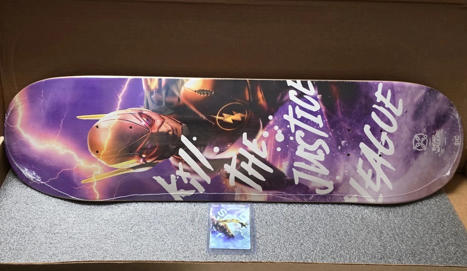SEALED The Flash Suicide Squad DC Skate Deck No Wheels Ltd.E