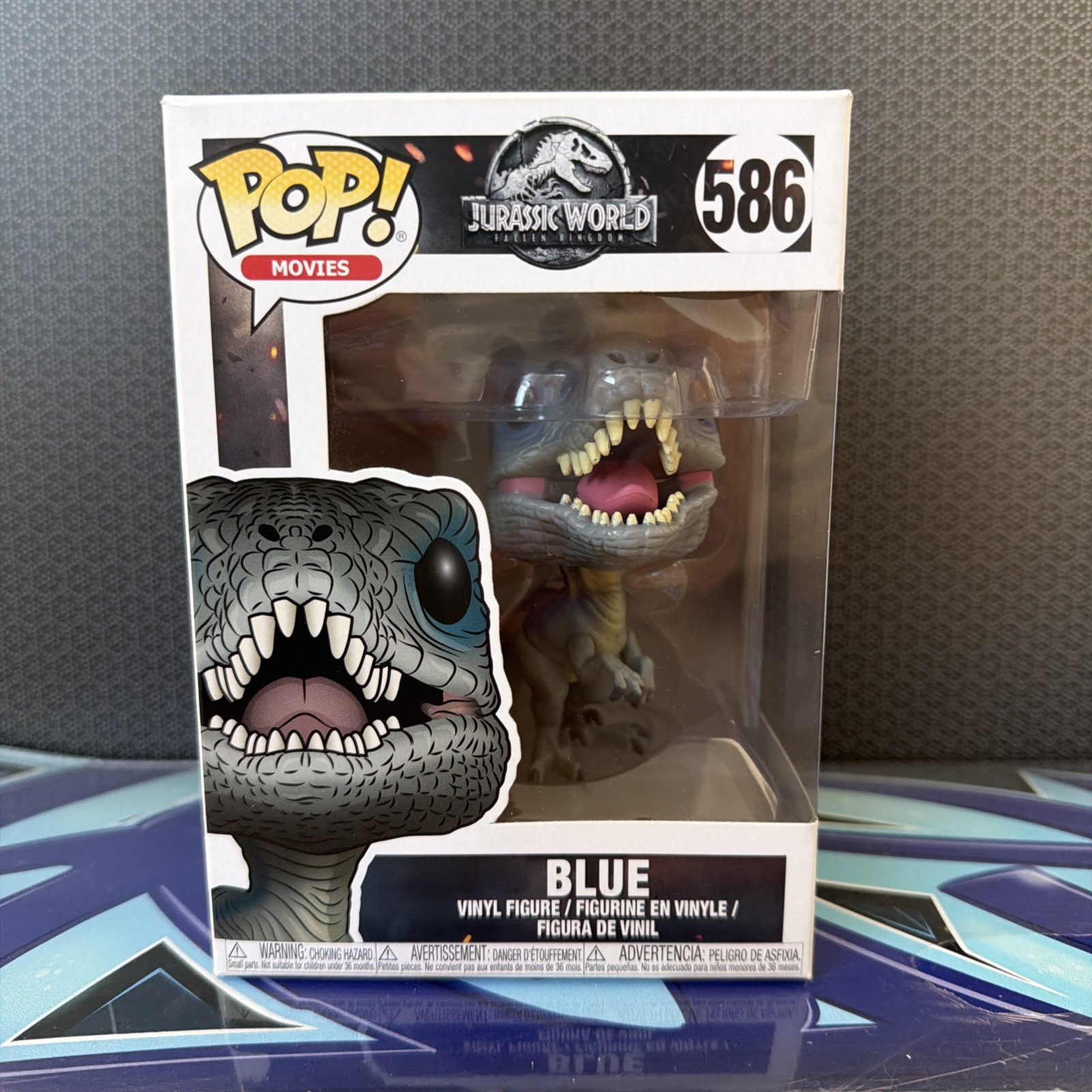 Funko Pop! - Blue Jurassic World Fallen Kingdom - #586 NIB B