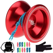 Magicyoyo Metal T5 Overlord Professional Unresponsive Yoyo Alloy Yoyo with 12 Yo