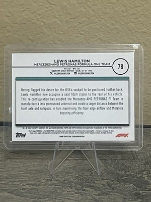 2024 Topps Chrome Formula 1 - F1 Cars Lewis Hamilton #78 Fuchsia