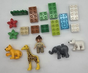 Lego DUPLO Baby Zoo #4962 Retired-Polar bear/Giraffe- 18pcs COMPLETE Set- NO BOX