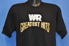 vintage 70s WAR GREATEST HITS GLITTER IRON ON ROACH FUNK RHYTHM BLUES t-shirt M