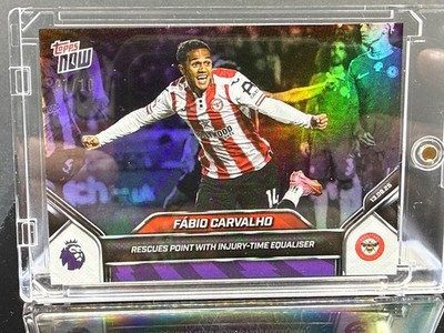 Topps Now Premier League 25/26 Fábio Carvalho Brentford Fc 07/10 Black #019