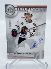 2023-24 SP Authentic Kevin Korchinski future watch auto