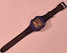 Rarissimo orologio Citizen blu D060-086846 windsurf digitale in resina