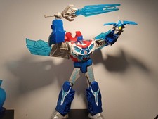 Transformers RID Power Surge Optimus Prime lights/sounds complete with Aerobolt