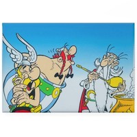 Dekorativer Magnet Asterix, Guter Versuch Obelix! (79X55Mm)