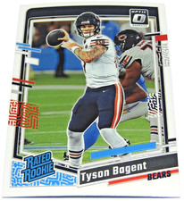 2023 Panini Donruss Optic Tyson Bagent Rated Rookie #216 Chicago Bears Card