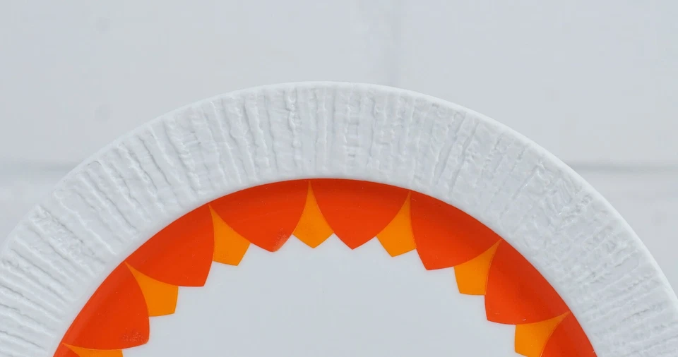 Porcelaine Thomas différentes pièces style brutaliste orange vintage années... - Photo 4/4