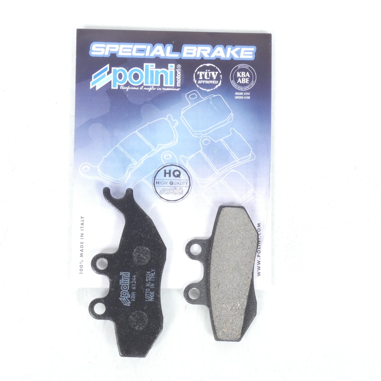 Plaquette de frein Polini pour stopper les sifflements sur Peugeot 50 XR6