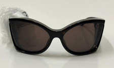 NEW BALENCIAGA WOMENS HAVANA BROWN BUTTERFLY SUNGLASSES 72-18-115 BB0154S  530