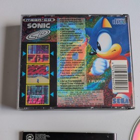 Sonic CD Mega CD Game Boxed With Manual Sega Rare