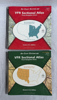 VFR Sectional atlas Eastern & Western U.S. Editions 2011-12 Spiral