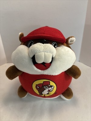 Buccees Bucky Beaver Plush Round Roly Stuffed Animal Toy Buc-ees Gas Station 7 