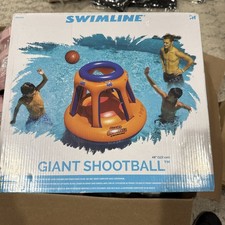 Giant Inflatable Shootball Pool Game Gift 48 Inches Swimline Floating New