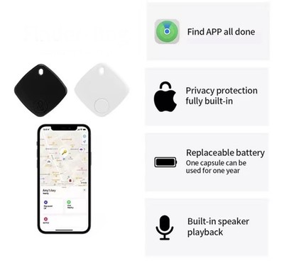 Find My Smart Tracker Tag für Apple iOS (Airtag Funktionsweise Wo ist App)