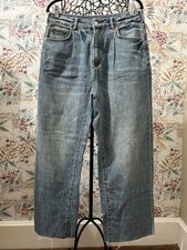 Pilcro Anthropologie Women's Wide Leg Relaxed Fit Jeans 28  Inseam Size 29 CUT
