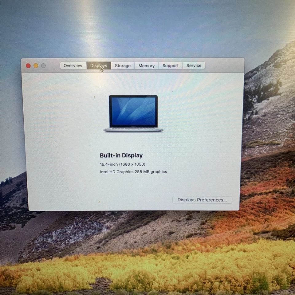 MacBook Pro 6,2 15'' Mid 2010 A1286 I7-2.66GHZ 4GB 500GB 10.13.6 (Read please) - Image 3 of 4